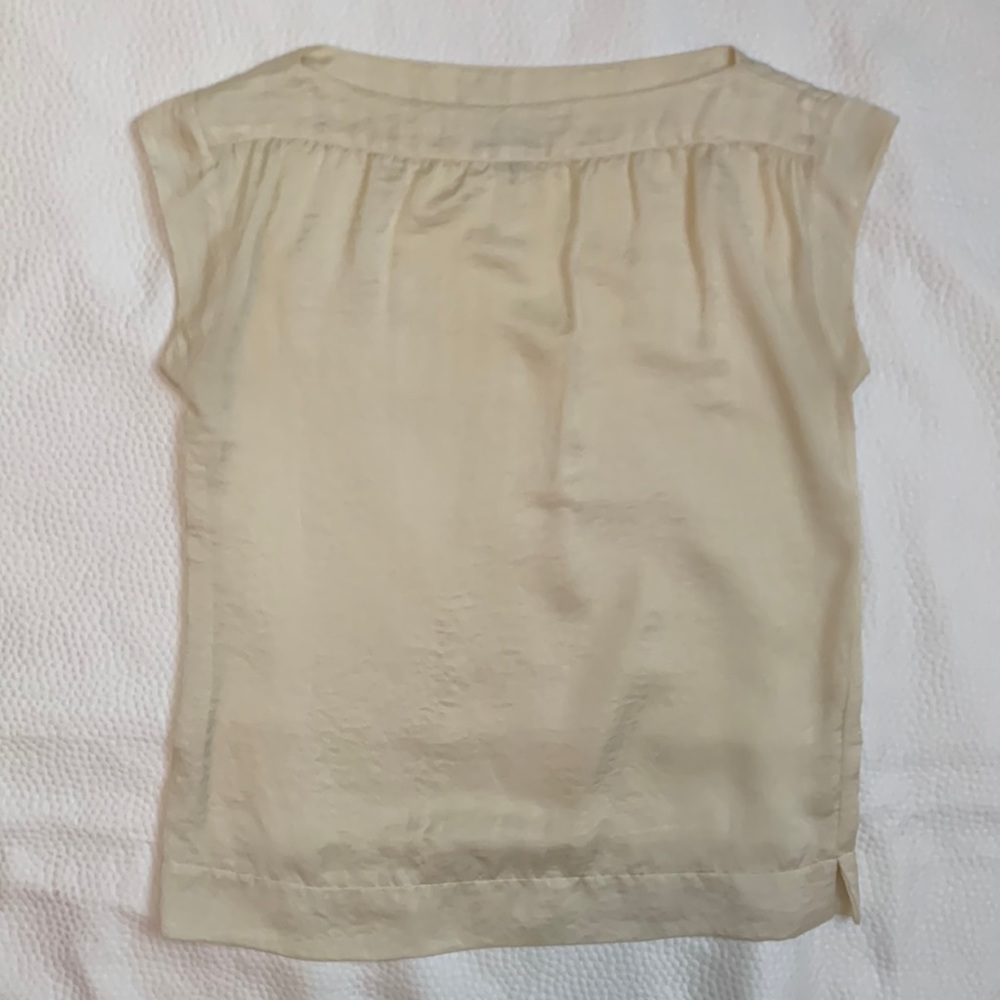 Talbots Ivory blouse